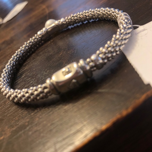 New Lagos Luna Pearl Rope Bracele Caviar 925 - Picture 5 of 5